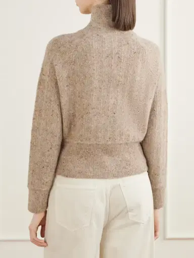 Co Cropped Wool And Cashmere-blend Turtleneck Sweater | Thumbnail 3 Co Cropped Wool And Cashmere-blend Turtleneck Sweater | Thumbnail 3