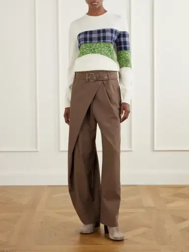 Loewe Embroidered Wool-blend Sweater | Thumbnail 2 Loewe Embroidered Wool-blend Sweater | Thumbnail 2