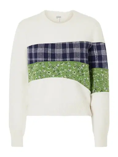 Loewe Embroidered Wool-blend Sweater | Thumbnail 1 Loewe Embroidered Wool-blend Sweater | Thumbnail 1
