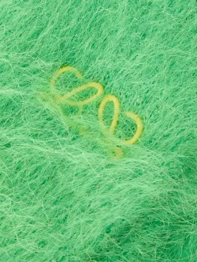 Loewe Logo-embroidered Brushed Alpaca-blend Scarf | Thumbnail 4 Loewe Logo-embroidered Brushed Alpaca-blend Scarf | Thumbnail 4