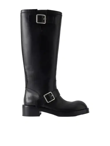 Ann Demeulemeester Arwa Leather Knee Boots | Thumbnail 1 Ann Demeulemeester Arwa Leather Knee Boots | Thumbnail 1