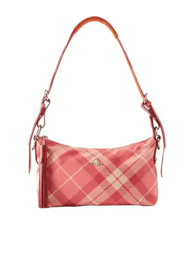 Vivienne Westwood Emma Checked Wool Shoulder Bag | Thumbnail 1 Vivienne Westwood Emma Checked Wool Shoulder Bag | Thumbnail 1