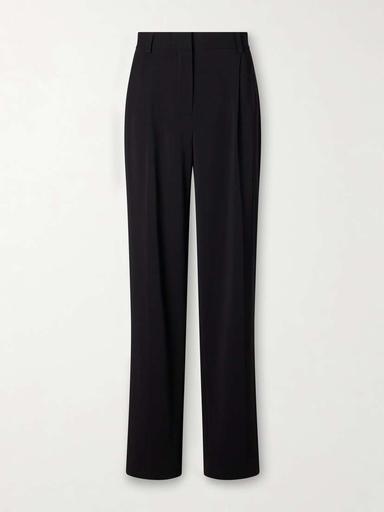 TOTEME Pleated Crepe Wide-leg Pants | Thumbnail 1 TOTEME Pleated Crepe Wide-leg Pants | Thumbnail 1