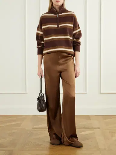 Staud Stroll Silk-blend Wide-leg Pants | Thumbnail 2 Staud Stroll Silk-blend Wide-leg Pants | Thumbnail 2