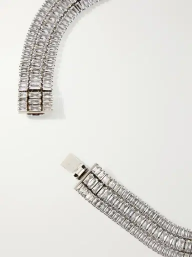 Isabel Marant Cara Crystal-embellished Silver-tone Necklace | Thumbnail 3 Isabel Marant Cara Crystal-embellished Silver-tone Necklace | Thumbnail 3