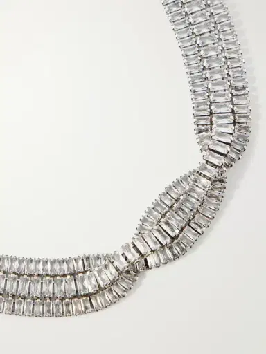 Isabel Marant Cara Crystal-embellished Silver-tone Necklace | Thumbnail 4 Isabel Marant Cara Crystal-embellished Silver-tone Necklace | Thumbnail 4