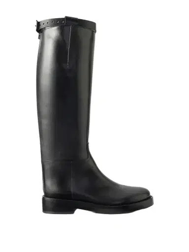 Ann Demeulemeester Stan Leather Knee Boots | Thumbnail 1 Ann Demeulemeester Stan Leather Knee Boots | Thumbnail 1