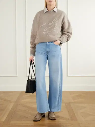 Mother The Biggie Cashmere And Wool-blend Sweater | Thumbnail 2 Mother The Biggie Cashmere And Wool-blend Sweater | Thumbnail 2