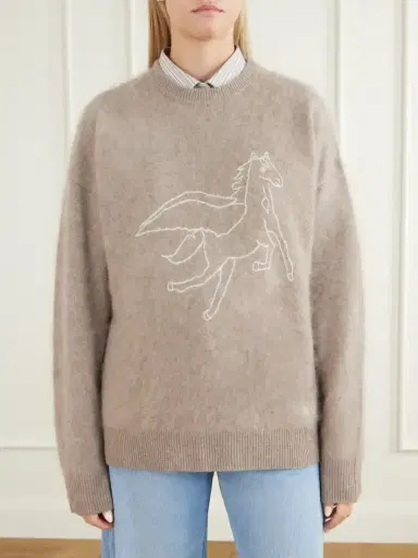 Mother The Biggie Cashmere And Wool-blend Sweater | Thumbnail 3 Mother The Biggie Cashmere And Wool-blend Sweater | Thumbnail 3