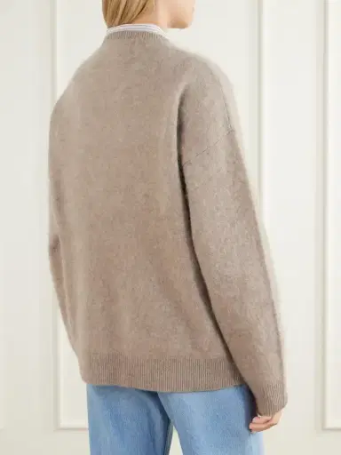 Mother The Biggie Cashmere And Wool-blend Sweater | Thumbnail 4 Mother The Biggie Cashmere And Wool-blend Sweater | Thumbnail 4
