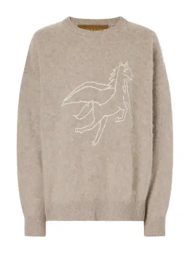 Mother The Biggie Cashmere And Wool-blend Sweater | Thumbnail 1 Mother The Biggie Cashmere And Wool-blend Sweater | Thumbnail 1