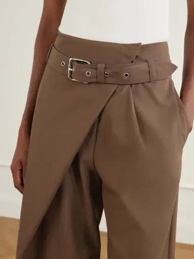 Loewe Belted Cotton-twill Wide-leg Pants | Thumbnail 5 Loewe Belted Cotton-twill Wide-leg Pants | Thumbnail 5