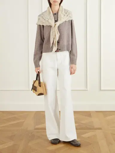 Sea Kirra Lace-trimmed Wool Cardigan | Thumbnail 2 Sea Kirra Lace-trimmed Wool Cardigan | Thumbnail 2