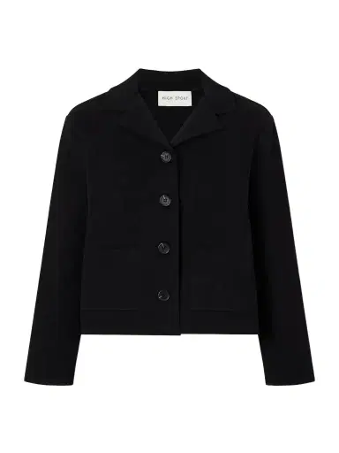 HIGH SPORT Maude Ribbed Cotton-blend Jacket | Thumbnail 1 HIGH SPORT Maude Ribbed Cotton-blend Jacket | Thumbnail 1