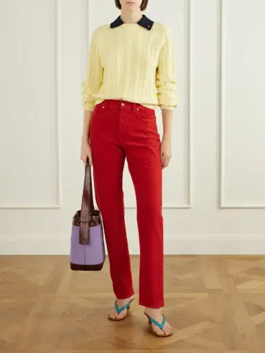 Versace Cotton-corduroy Straight-leg Pants | Thumbnail 2 Versace Cotton-corduroy Straight-leg Pants | Thumbnail 2