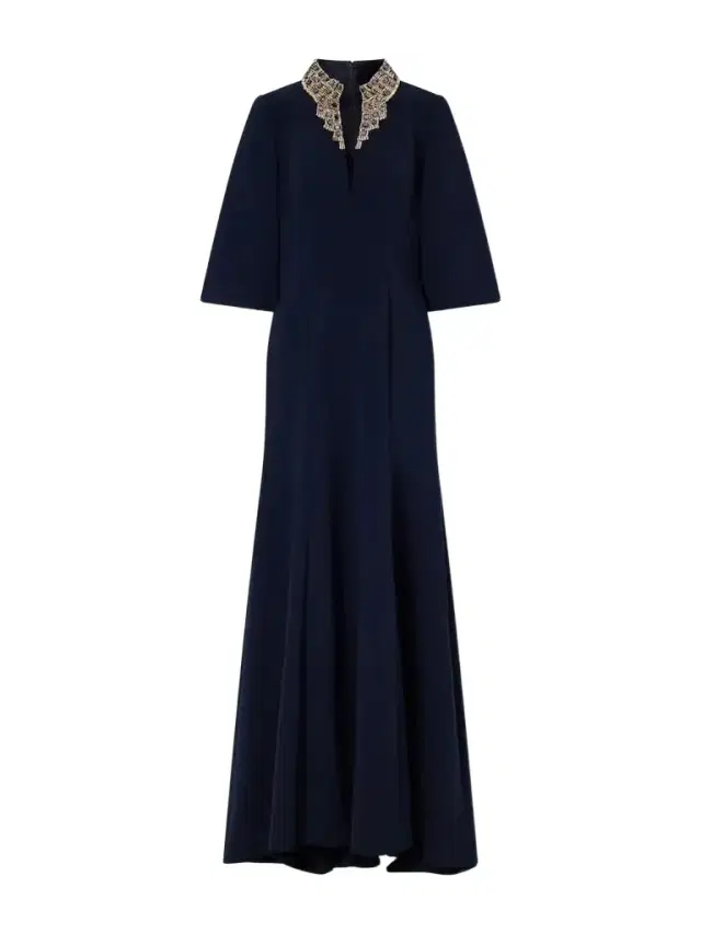 Nyota Crystal-embellished Crepe Gown Nyota Crystal-embellished Crepe Gown