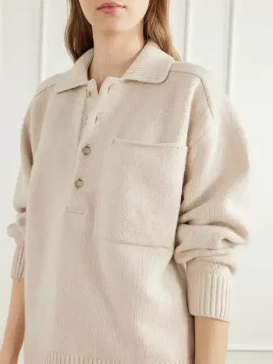Citizens of Humanity Agatha Wool And Cashmere-blend Polo Sweater | Thumbnail 5 Citizens of Humanity Agatha Wool And Cashmere-blend Polo Sweater | Thumbnail 5