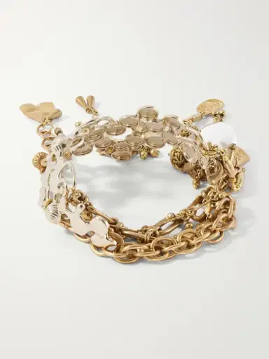 Dries Van Noten Embellished Gold-tone Bracelet | Thumbnail 3 Dries Van Noten Embellished Gold-tone Bracelet | Thumbnail 3