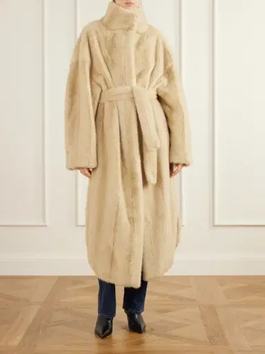 The Frankie Shop Ravello Plush Coat | Thumbnail 3 The Frankie Shop Ravello Plush Coat | Thumbnail 3