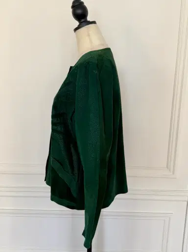 Jen Wonders Studio Dark Green Suede Jacket | Thumbnail 8 Jen Wonders Studio Dark Green Suede Jacket | Thumbnail 8