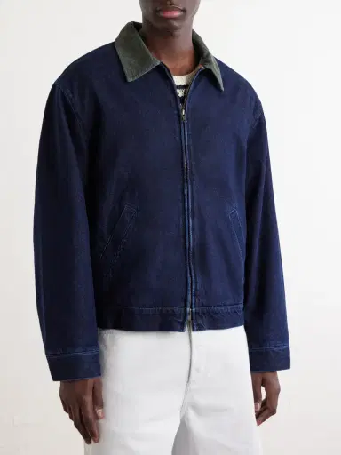 Aimé Leon Dore Corduroy-Trimmed Denim Jacket - Men | Thumbnail 3 Aimé Leon Dore Corduroy-Trimmed Denim Jacket - Men | Thumbnail 3
