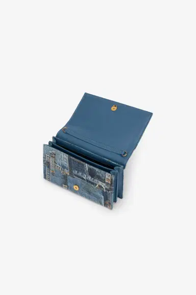 Roberto Cavalli Denim Patchwork Shoulder Bag | Thumbnail 7 Roberto Cavalli Denim Patchwork Shoulder Bag | Thumbnail 7