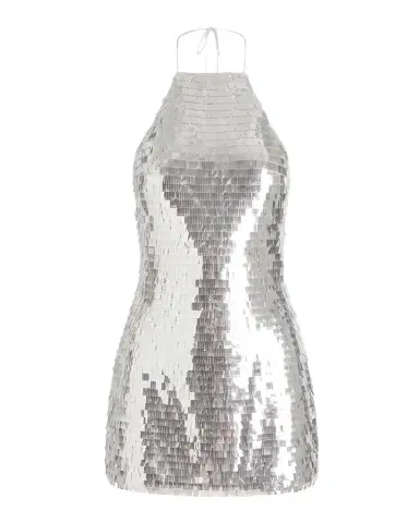 Retrofête Jawa Sequined Halter Mini Dress | Thumbnail 1 Retrofête Jawa Sequined Halter Mini Dress | Thumbnail 1
