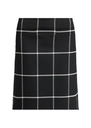 Courrèges Checked Knee-Length Skirt | Thumbnail 1 Courrèges Checked Knee-Length Skirt | Thumbnail 1