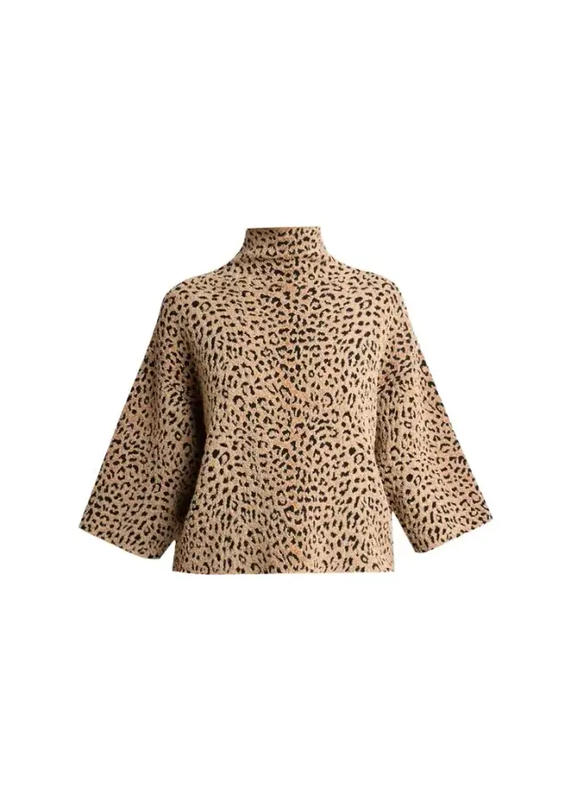 High-Neck Short-Sleeve Top High-Neck Short-Sleeve Top