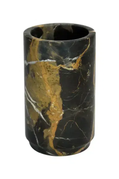 Marble Crafter Eris Collection Black And Gold Marble Tumbler | Thumbnail 2 Marble Crafter Eris Collection Black And Gold Marble Tumbler | Thumbnail 2