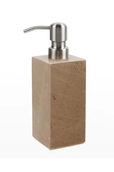 Marble Crafter Myrtus Polished Verona Beige Marble Square Soap Dispenser | Thumbnail 3 Marble Crafter Myrtus Polished Verona Beige Marble Square Soap Dispenser | Thumbnail 3