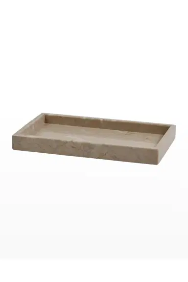 Marble Crafter Myrtus Verona Beige Marble Polished Small Amenity Tray | Thumbnail 2 Marble Crafter Myrtus Verona Beige Marble Polished Small Amenity Tray | Thumbnail 2