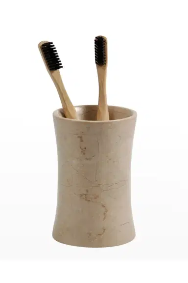 Marble Crafter Myrtus Verona Beige Marble Tumbler | Thumbnail 2 Marble Crafter Myrtus Verona Beige Marble Tumbler | Thumbnail 2