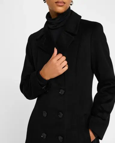 Sofia Cashmere Double-Breasted Cashmere Peacoat | Thumbnail 5 Sofia Cashmere Double-Breasted Cashmere Peacoat | Thumbnail 5