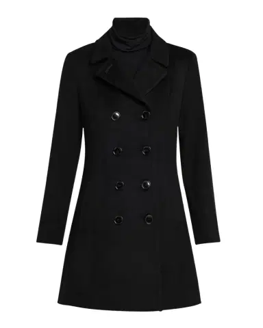 Sofia Cashmere Double-Breasted Cashmere Peacoat | Thumbnail 1 Sofia Cashmere Double-Breasted Cashmere Peacoat | Thumbnail 1