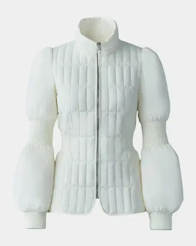 Mackage Felicia Puffer Jacket with Accentuated Sleeves | Thumbnail 2 Mackage Felicia Puffer Jacket with Accentuated Sleeves | Thumbnail 2