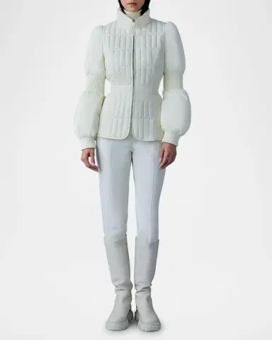 Mackage Felicia Puffer Jacket with Accentuated Sleeves | Thumbnail 3 Mackage Felicia Puffer Jacket with Accentuated Sleeves | Thumbnail 3