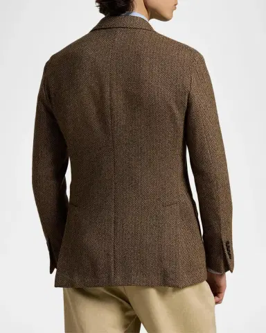 Polo Ralph Lauren Herringbone Wool-Blend Two-Button Sport Coat | Thumbnail 3 Polo Ralph Lauren Herringbone Wool-Blend Two-Button Sport Coat | Thumbnail 3