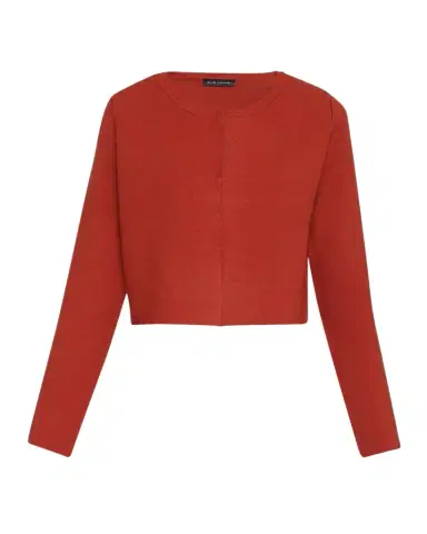 Elie Tahari The Kailany Cropped Knit Sweater | Thumbnail 1 Elie Tahari The Kailany Cropped Knit Sweater | Thumbnail 1