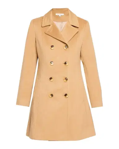 Sofia Cashmere Double-Breasted Cashmere Peacoat | Thumbnail 1 Sofia Cashmere Double-Breasted Cashmere Peacoat | Thumbnail 1