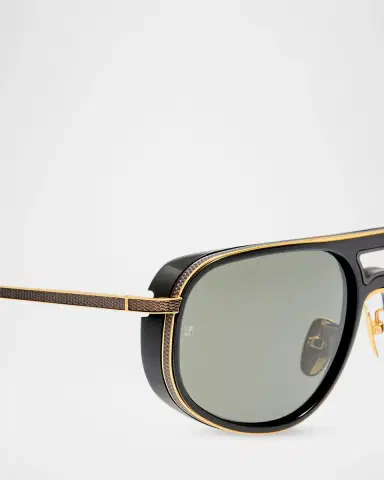 Linda Farrow Calder 54MM Aviator Sunglasses | Thumbnail 4 Linda Farrow Calder 54MM Aviator Sunglasses | Thumbnail 4