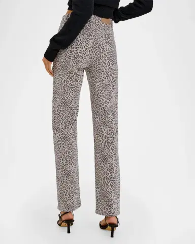 RAILS Topanga Cheetah-Print Straight-Leg Jeans | Thumbnail 3 RAILS Topanga Cheetah-Print Straight-Leg Jeans | Thumbnail 3