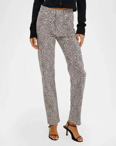 RAILS Topanga Cheetah-Print Straight-Leg Jeans | Thumbnail 4 RAILS Topanga Cheetah-Print Straight-Leg Jeans | Thumbnail 4