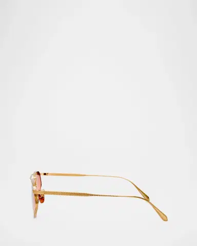 Linda Farrow Tarian 63MM Aviator Sunglasses | Thumbnail 2 Linda Farrow Tarian 63MM Aviator Sunglasses | Thumbnail 2