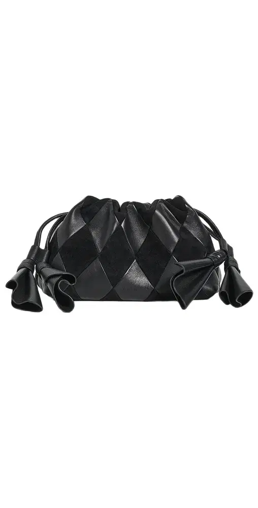 Cloud 91 Small Suede and Leather Clutch Bag Cloud 91 Small Suede and Leather Clutch Bag