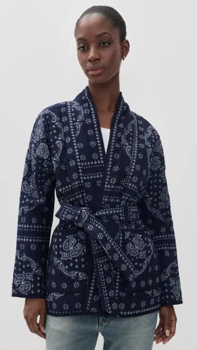 Marea Quilted Bandana Jacket | Thumbnail 2 Marea Quilted Bandana Jacket | Thumbnail 2