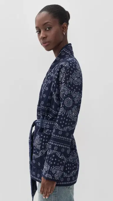 Marea Quilted Bandana Jacket | Thumbnail 4 Marea Quilted Bandana Jacket | Thumbnail 4