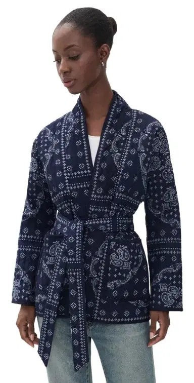 Marea Quilted Bandana Jacket | Thumbnail 1 Marea Quilted Bandana Jacket | Thumbnail 1