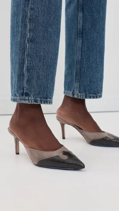 Veronica Beard Lisa Western Pumps | Thumbnail 3 Veronica Beard Lisa Western Pumps | Thumbnail 3