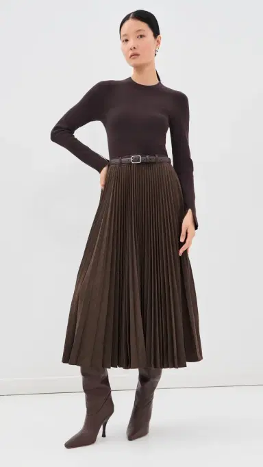 Simkhai Trista Long Sleeve Midi Dress | Thumbnail 2 Simkhai Trista Long Sleeve Midi Dress | Thumbnail 2